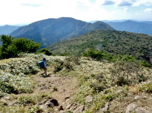 お弁当を食べて、下山です。