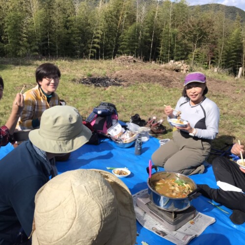 うん、美味しい、シシ肉も柔らかいね