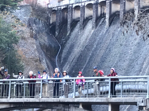 みんな、元気で千刈ダムまで戻ってきました。