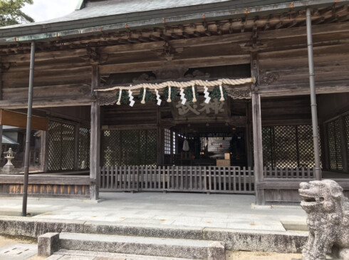 日吉神社の本殿。
