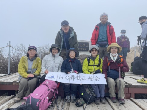 Bグループ登頂記念