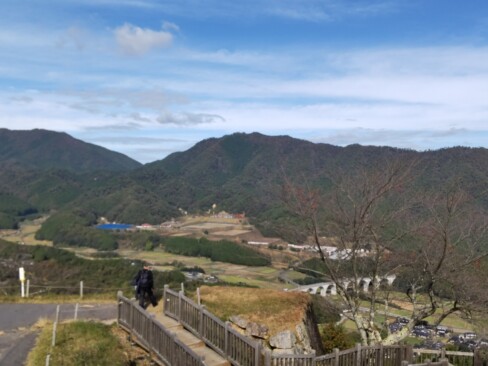 天守跡から北側を望む