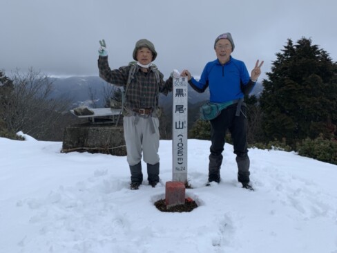 雪の中、がんばりました!💮