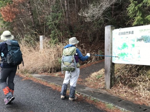 舞鶴若狭道の高架をくぐって南に行くと登山口があります。