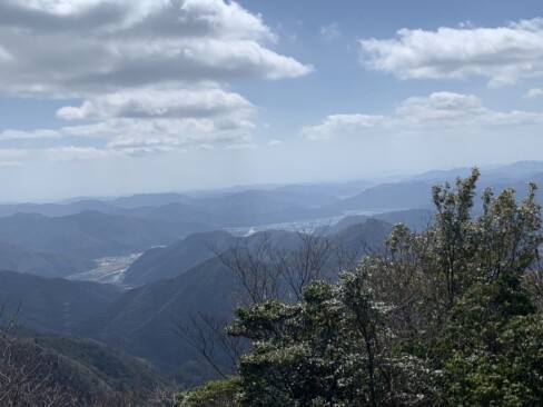 山頂からの眺望。気持ちいい(^O^)/