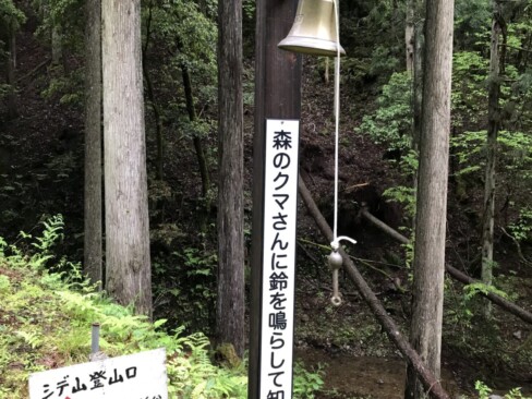 クマさんにお知らせしてから、登らせていただきました。