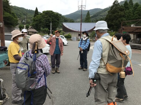 9時に大江山グリーンロッジに集合。