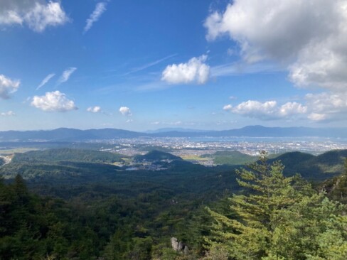 琵琶湖方面。天気も最高!!