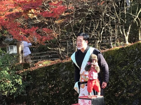 高源寺では、猿回しもやっていました🐵