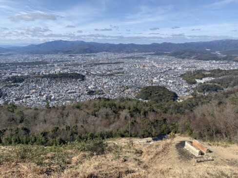 京都市内が一望!!見飽きない景色です。