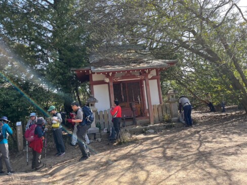 瓜生山到着。