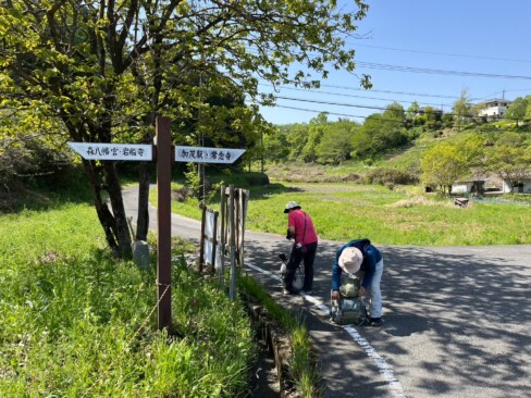 まずは、岩船寺を目指します。いいお天気です(^O^)/