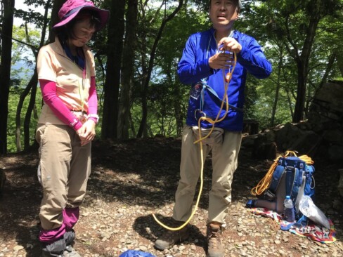 ロープワークは手品みたい。練習あるのみです。