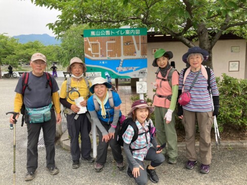 標識・西山23。トイレの案内図が目立ってますが('ω')