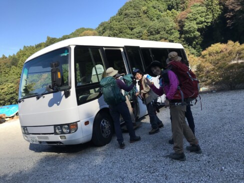 バスに揺られて、るんるんで帰ります。