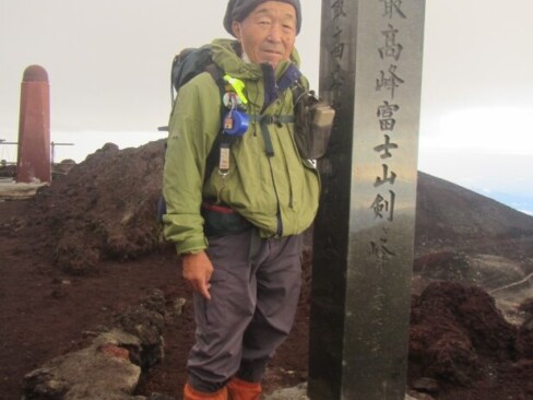 2022年9月・富士山山頂にて