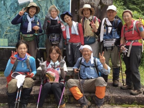 会の夏山山行で白山へ。リーダーのYさん、7回目の白山だとか。