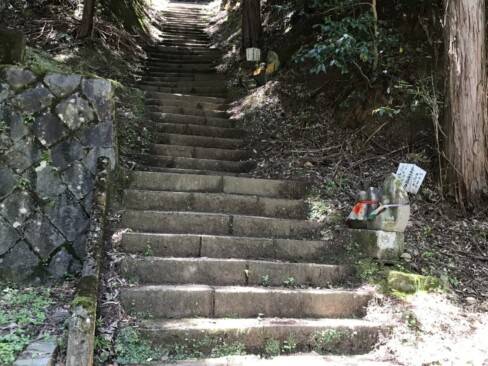 ここから長ーーーーい階段地獄が始まります。