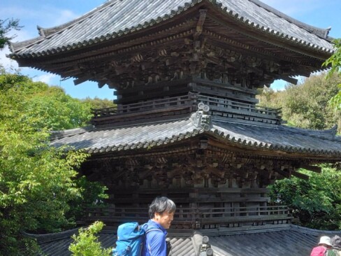 室町時代に建てられた三重塔が残っています。