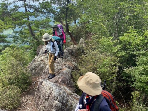 気をつけてね・・・と後続のメンバーを心の中で応援中( ・_・)ノ