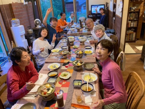 おいしい料理の数々に大満足。