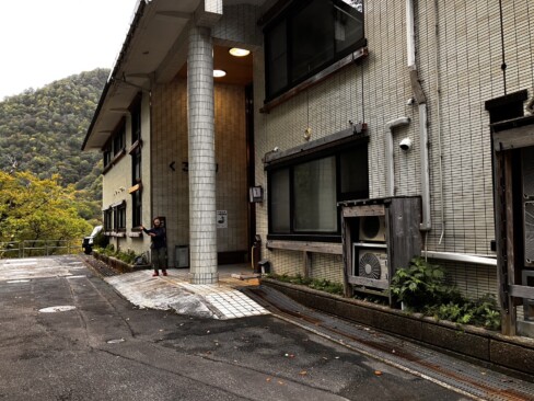 宿泊した中宮温泉、くろゆり荘