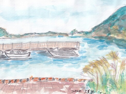 とても多くの題材が入っていて、「ザ・水彩画」という感じです。(T・U)