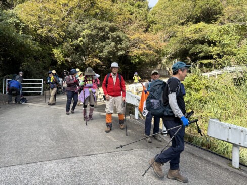 海岸沿いの道路までもう少し。