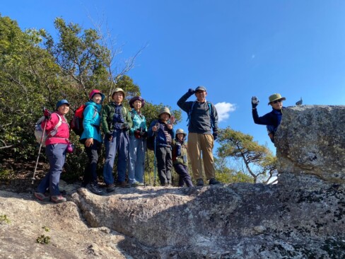 天狗岩でも記念撮影。