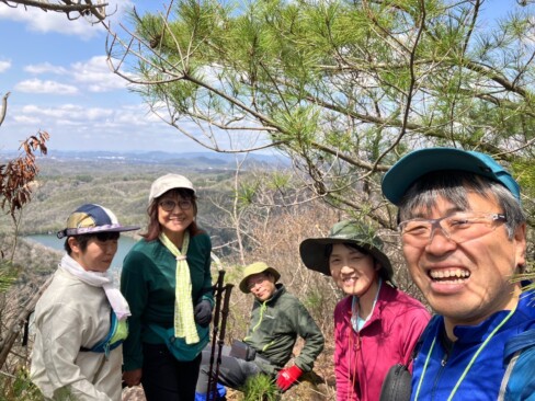 吉川町から来られた方と一緒に歩きました。