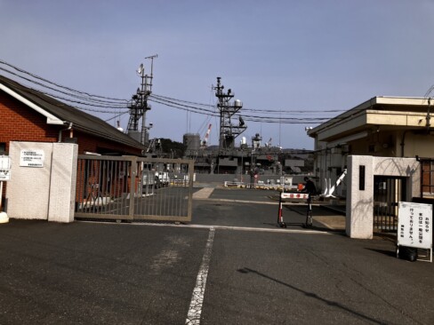 海上自衛隊北吸係留所正門