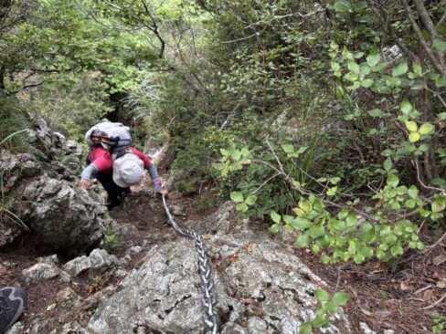 長い鎖です。集中集中!!