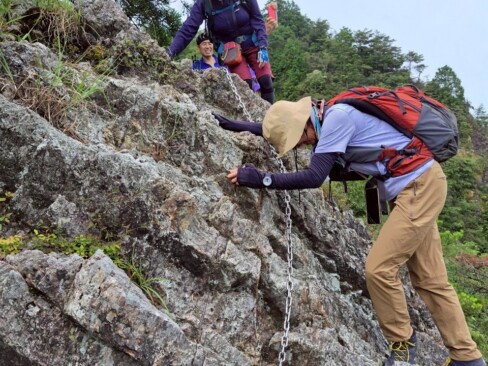 ここが一番スリルのあるところですね。