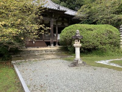 長岳寺の本堂