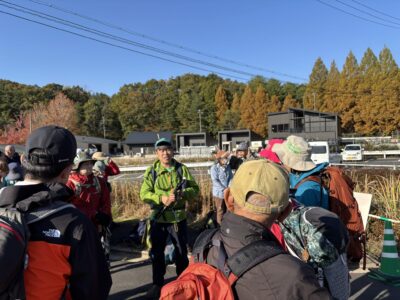 会長より、行程についての説明。