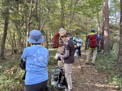 平らなところで休憩タイム。