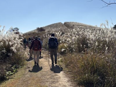 そしてまた、小高いピーク目指して・・・。ほんまにいい景色✌
