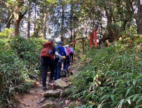 あと一息で山頂です。頑張ろう!!!