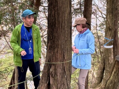 会長によるロープワークの講習②