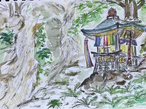 祠がリアルに描けていますね(K・M)