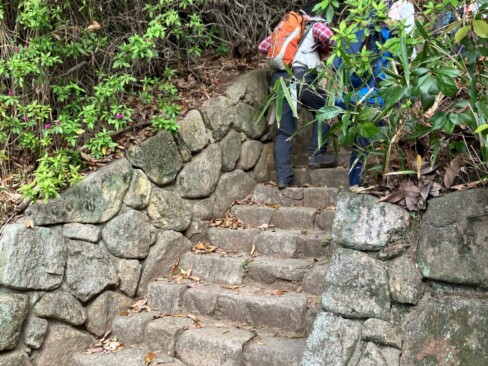 双ヶ丘の入り口。住宅街のすぐ横からスタートです。