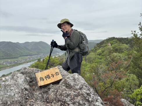 本日2座め「烏帽子岩」。ここも眺望がいいです。