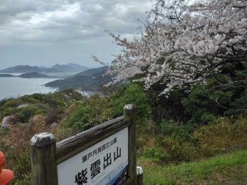 紫雲出山山頂付近