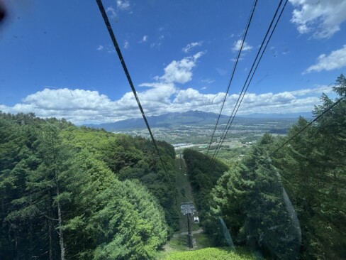 ゴンドラからも八ヶ岳
