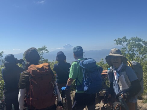 そして、富士山を眺める