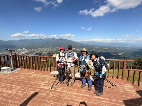 山の会の宿泊山行初参加(*^o^*)